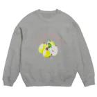 PuPuLandの洋梨文鳥 Crew Neck Sweatshirt