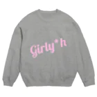 Girly*hガーリーエイチのGirly*hロゴ(pink) スウェット