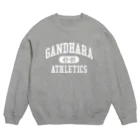 【SEVA】 （雲黒斎 公式ショップ ）のGANDHARA ATHLETICS （ホワイト プリント バージョン） スウェット