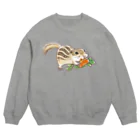 ごまーみんのもりもりジュウサンセンジリス Crew Neck Sweatshirt