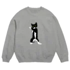 小鳥と映画館のネコちゃん変身！！ Crew Neck Sweatshirt