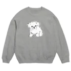 suzumaruのよちよち歩きのマルチーズ Crew Neck Sweatshirt