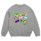 KAWAGOE GRAPHICSのサッカーワッペン Crew Neck Sweatshirt