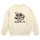 ちゅらデータのちゅら太郎（黒ロゴ） Crew Neck Sweatshirt