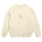 offmi_cのウサギと紅葉 Crew Neck Sweatshirt