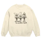 カニホイップのくちぱくツォットクリームス２ Crew Neck Sweatshirt