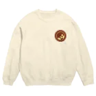 ハナドリカ SUZURI店の花の形の板チョコ Crew Neck Sweatshirt