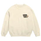 とんたんとかんたんのCOFFEE ROASTING COLOR CHART Crew Neck Sweatshirt