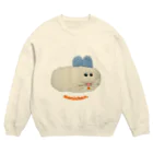 むにゅのきいもにちゃん Crew Neck Sweatshirt