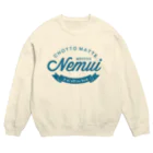 OFUZAKEのCMMN_BLUE Crew Neck Sweatshirt