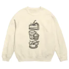 カトウトモカの1.2.3 Crew Neck Sweatshirt