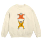 biskuの一心同体の二人 Crew Neck Sweatshirt