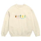 Ohashiのこまめな水分補給を！ Crew Neck Sweatshirt