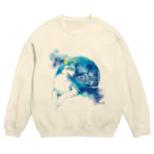 BARE FEET/猫田博人のフルドと銀河 Crew Neck Sweatshirt