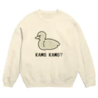 rikirossoのKAMOKAMO? トレーナー Crew Neck Sweatshirt