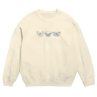 Je veux du miel の𝒃𝒖𝒕𝒕𝒆𝒓𝒇𝒍𝒚 𝑏𝑙𝑢𝑒 Crew Neck Sweatshirt