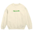 YRYR WorldのEnjoy your life　スウェット Crew Neck Sweatshirt