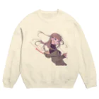 みなもと悠のおひとりさま女子ちゃん3 Crew Neck Sweatshirt