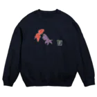 ari designの金魚づくし一ものがたり（シンプルバージョン） Crew Neck Sweatshirt