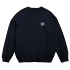 BUSINESS LAWYERSのシンプルロゴ_ホワイト Crew Neck Sweatshirt