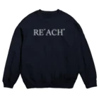 何屋未来 / なにやみらいのREﾞACHﾞ 白文字 Crew Neck Sweatshirt