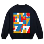 窓枠のお店の窓枠柄 Crew Neck Sweatshirt