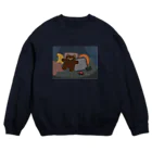 moguuuu.のkuma no nedoko Crew Neck Sweatshirt