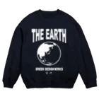 GREEN DESIGN WORKS　グリーンデザインワークスのTHE EARTH　スウェット（白インク）１４色 スウェット