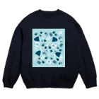 Teal Blue CoffeeのTealBlueItems Crew Neck Sweatshirt