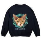 小鳥と映画館のスフィンクス バズちゃん Crew Neck Sweatshirt