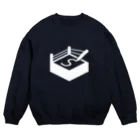 ウェイビジョンの札幌オーギリングロゴ（白） Crew Neck Sweatshirt