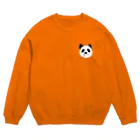 ふくパン工房の耳が重たいパンダ(控えめ) Crew Neck Sweatshirt