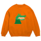 tsurukoのワニ Crew Neck Sweatshirt