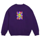 みにゃ次郎のステンドグラス Crew Neck Sweatshirt