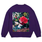 四月馬鹿同盟の「二の足踏もうが春！」 Crew Neck Sweatshirt