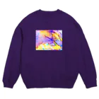 始季彩＠suzuriの夢の中へ Crew Neck Sweatshirt