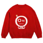 yuccoloのスイッチON（濃色用） Crew Neck Sweatshirt