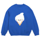 chiiis-chiiisのビションフリーゼ　フワモコちゃん Crew Neck Sweatshirt