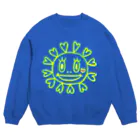 カニホイップの笑いっぱなしの太陽 Crew Neck Sweatshirt