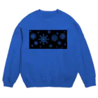 CHOSANAの好きな色に染めて 雪の結晶 Crew Neck Sweatshirt