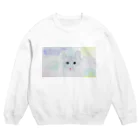 nana-eiのふわっふわねこ Crew Neck Sweatshirt