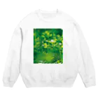 akane_art（茜音工房）の癒しの風景（クローバー） Crew Neck Sweatshirt