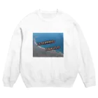 K&Kの上空からの景色(文字あり) Crew Neck Sweatshirt