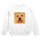 popcorn_jumpのめんこにっこり Crew Neck Sweatshirt