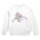 カニホイップのかべいぬ Crew Neck Sweatshirt