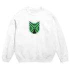 ベンジャミン8のチョコミントの電波 Crew Neck Sweatshirt