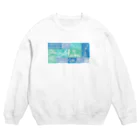 ALAMのALAM Ubin / BLUE Crew Neck Sweatshirt