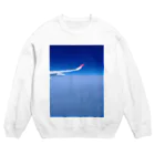 😃さるすべり🤗の沖縄行きの便 Crew Neck Sweatshirt