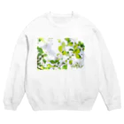 akane_art（茜音工房）の癒しの風景（エゴノキ） Crew Neck Sweatshirt