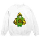 おこめのダイエット食堂のあぼかどくん Crew Neck Sweatshirt